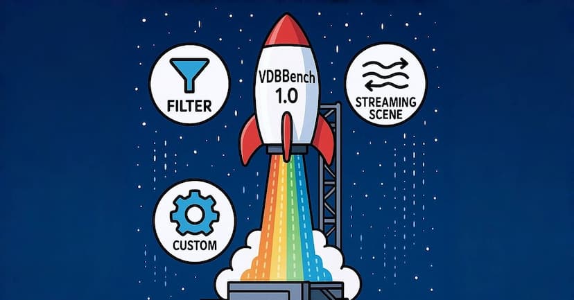 Announcing VDBBench 1.0: Open-Source VectorDB Benchmarking with Your Real-World Production Workloads
