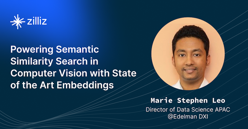Powering Semantic Similarity Search in Computer Vision with State of the Art Embeddings