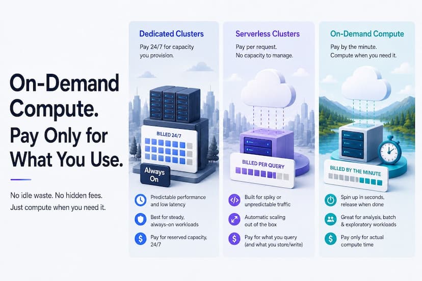 Zilliz Cloud On-Demand Compute: Pay Only for What You Use