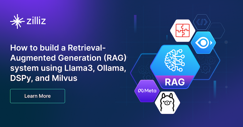 How to build a Retrieval-Augmented Generation (RAG) system using Llama3, Ollama, DSPy, and Milvus