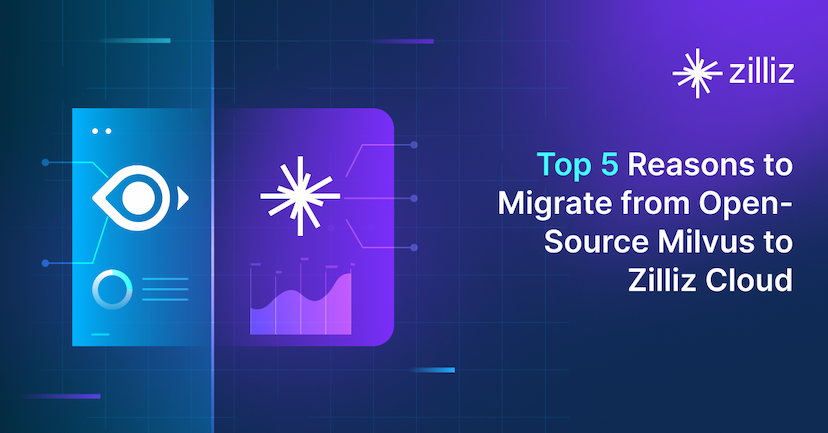 Top 5 Reasons to Migrate from Open Source Milvus to Zilliz Cloud
