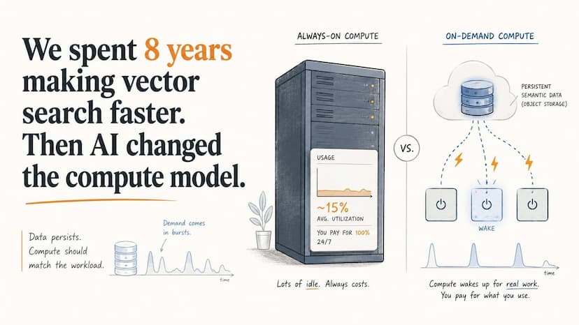 We spent 8 years making vector databases faster. Then we stopped.