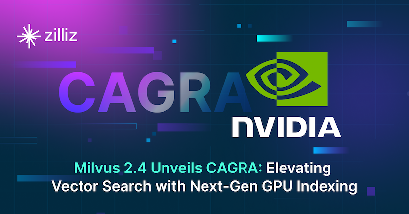 Milvus 2.4 Unveils CAGRA: Elevating Vector Search with Next-Gen GPU Indexing