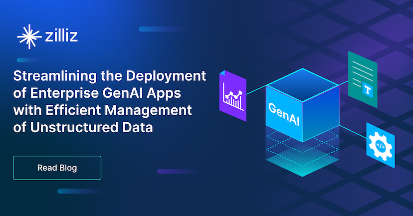 Streamlining the Deployment of Enterprise GenAI Apps with Efficient Management of Unstructured Data